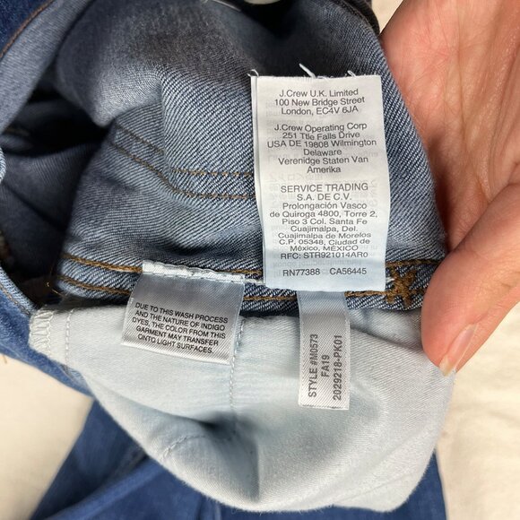 Madewell Tall 10" High-Rise Roadtripper Jeans in Waterford Wash Size T28 Raw Hem - Picture 13 of 16